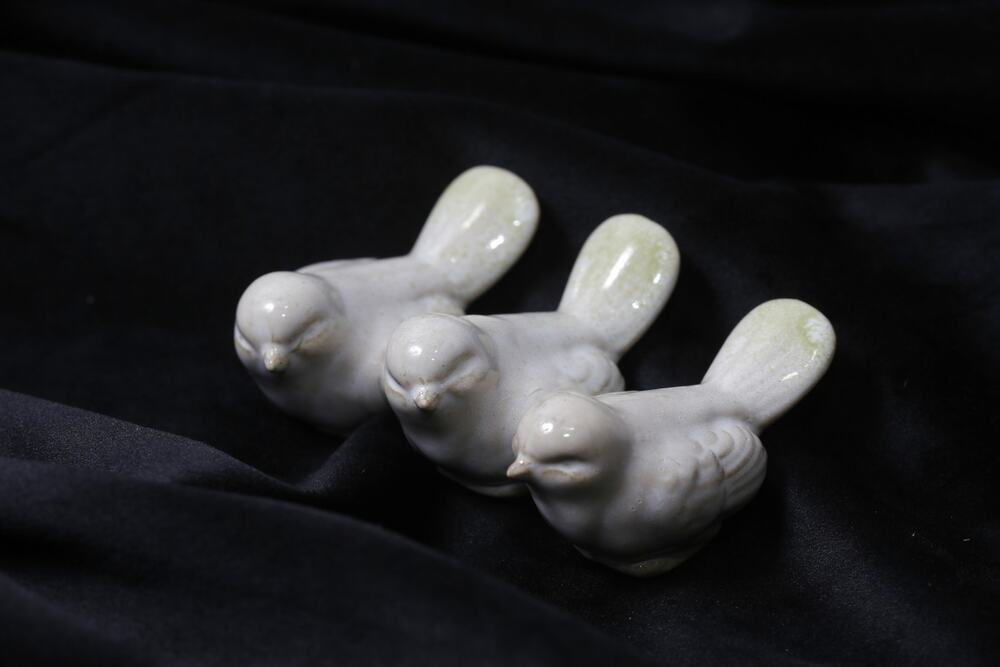Three Little Birds 4" Small Ceramic Figure ~ 260914-WH 1155